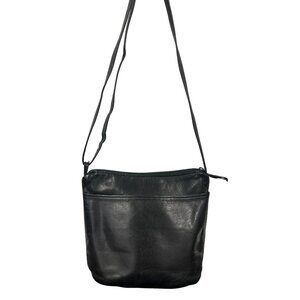 Stickman Leather Seattle Bucket Tote Bag Cross Body Adjustable Zipper Womens